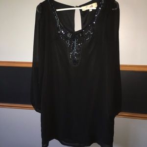 Black Francesca's dress. (broken zipper)